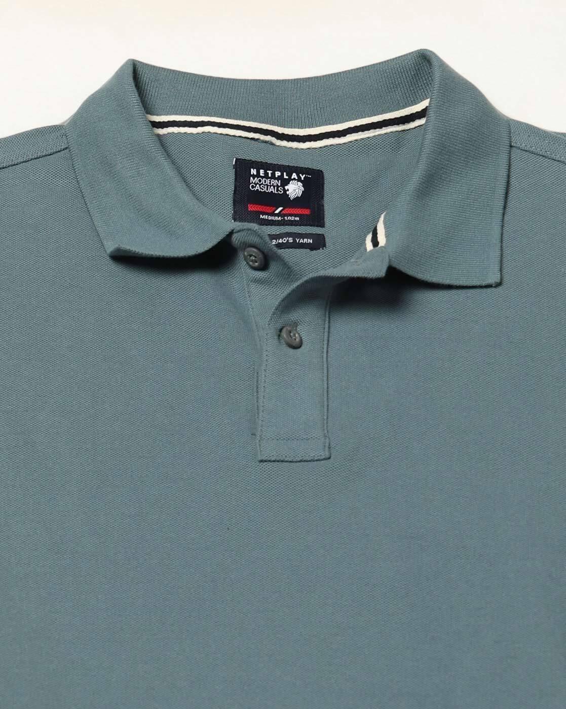 NETPLAY | Men Slim Fit Polo Classic T-Shirt|5