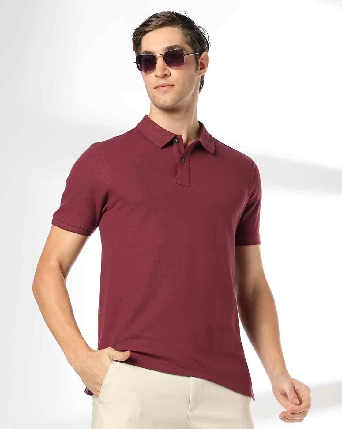 Men Slim Fit Polo T-Shirt