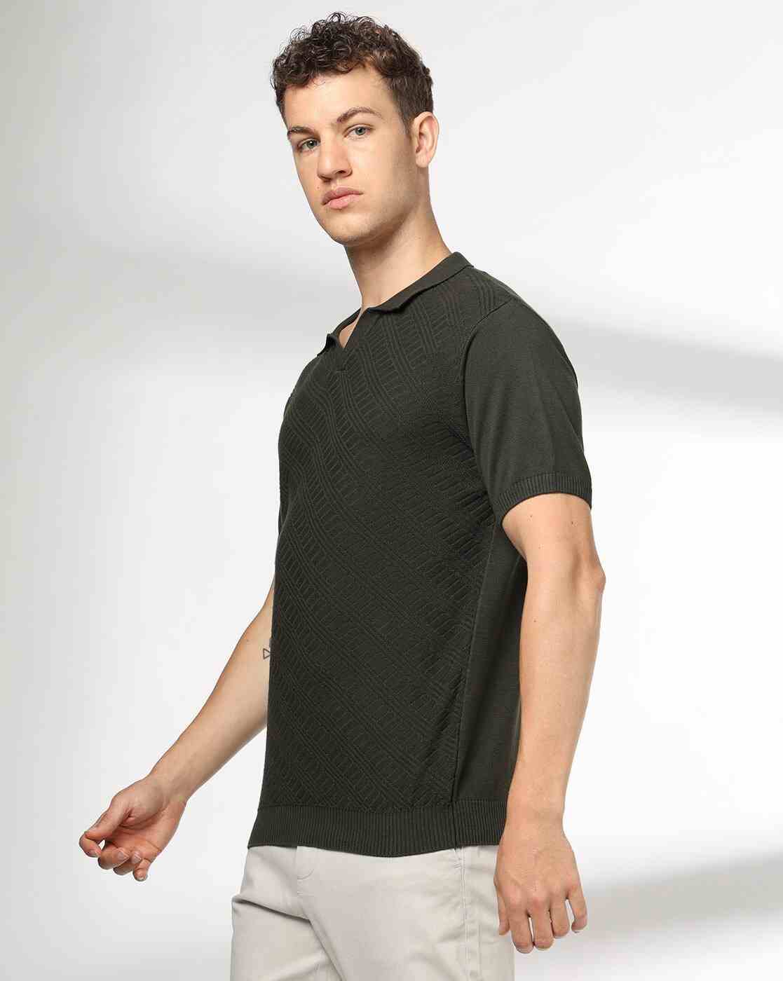 NETPLAY | Men Flat-Knit Slim Fit Polo T-Shirt|1