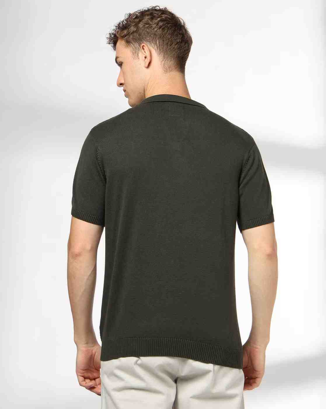 NETPLAY | Men Flat-Knit Slim Fit Polo T-Shirt|2