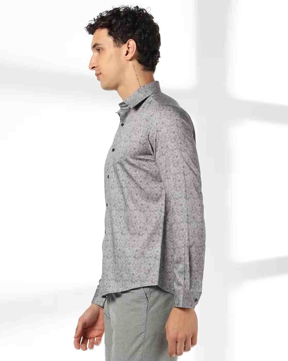 NETPLAY | Men Floral Print Slim Fit Shirt|1