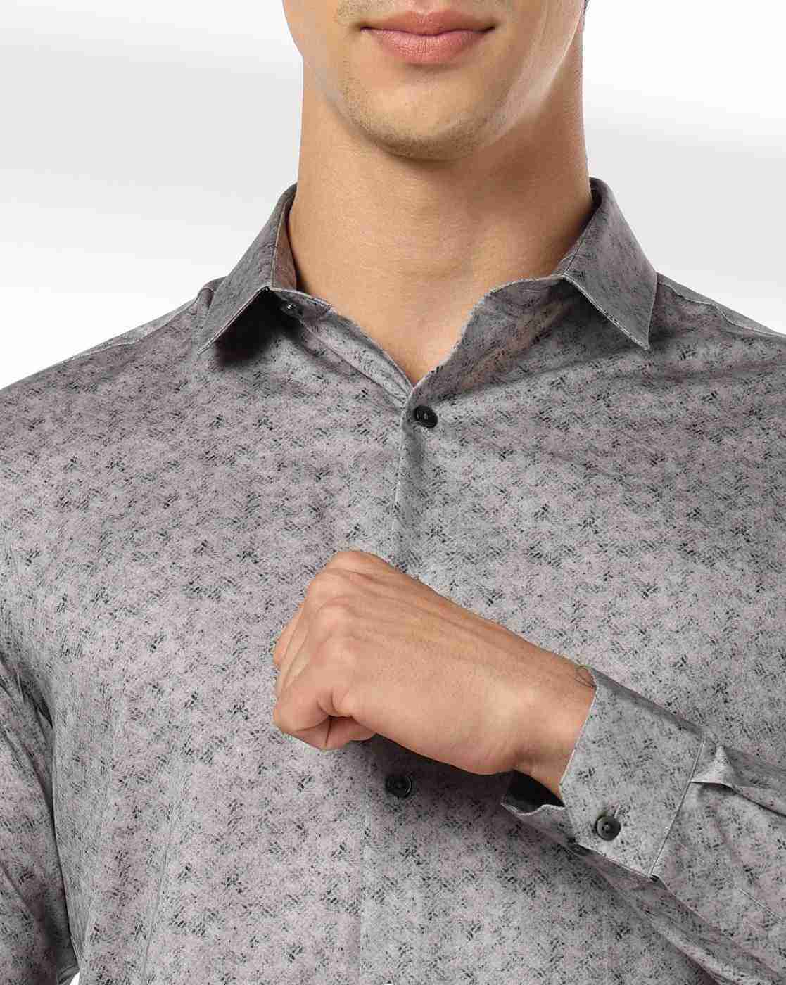NETPLAY | Men Floral Print Slim Fit Shirt|4