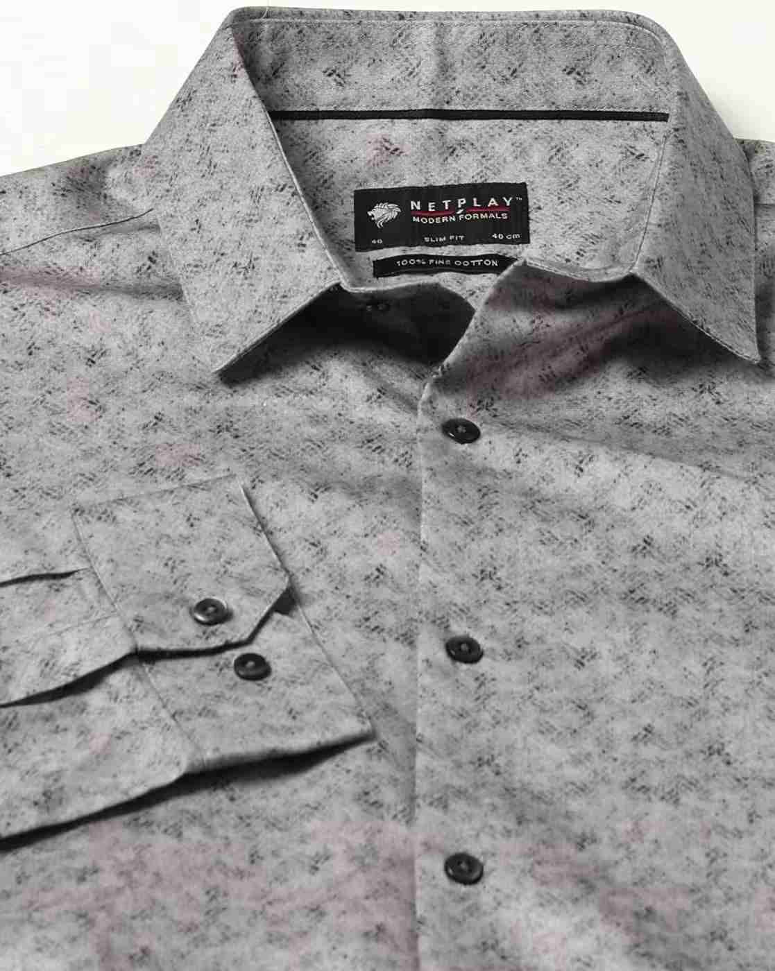 NETPLAY | Men Floral Print Slim Fit Shirt|5