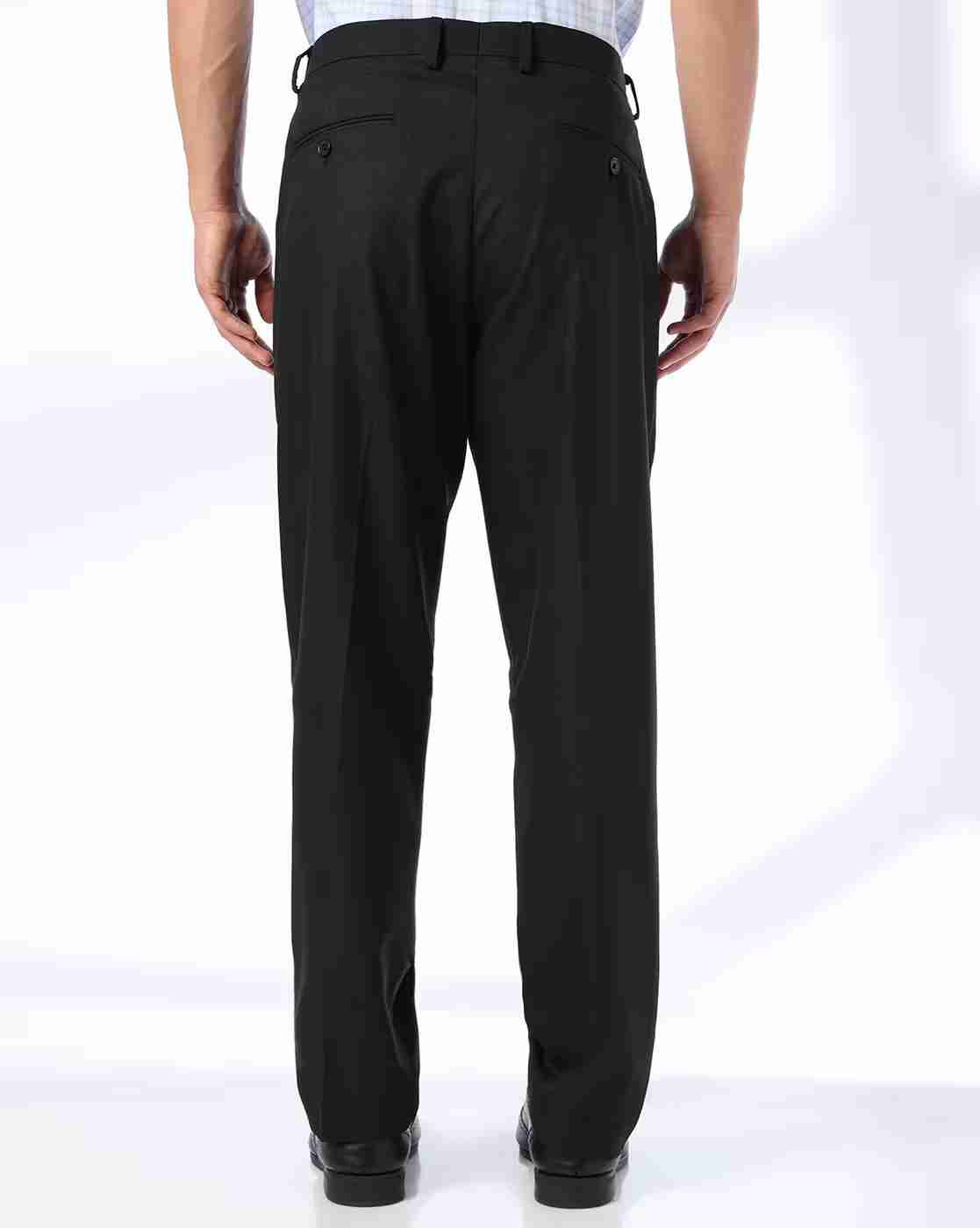 NETPLAY | Men Mid-Rise Slim Fit Trousers|2