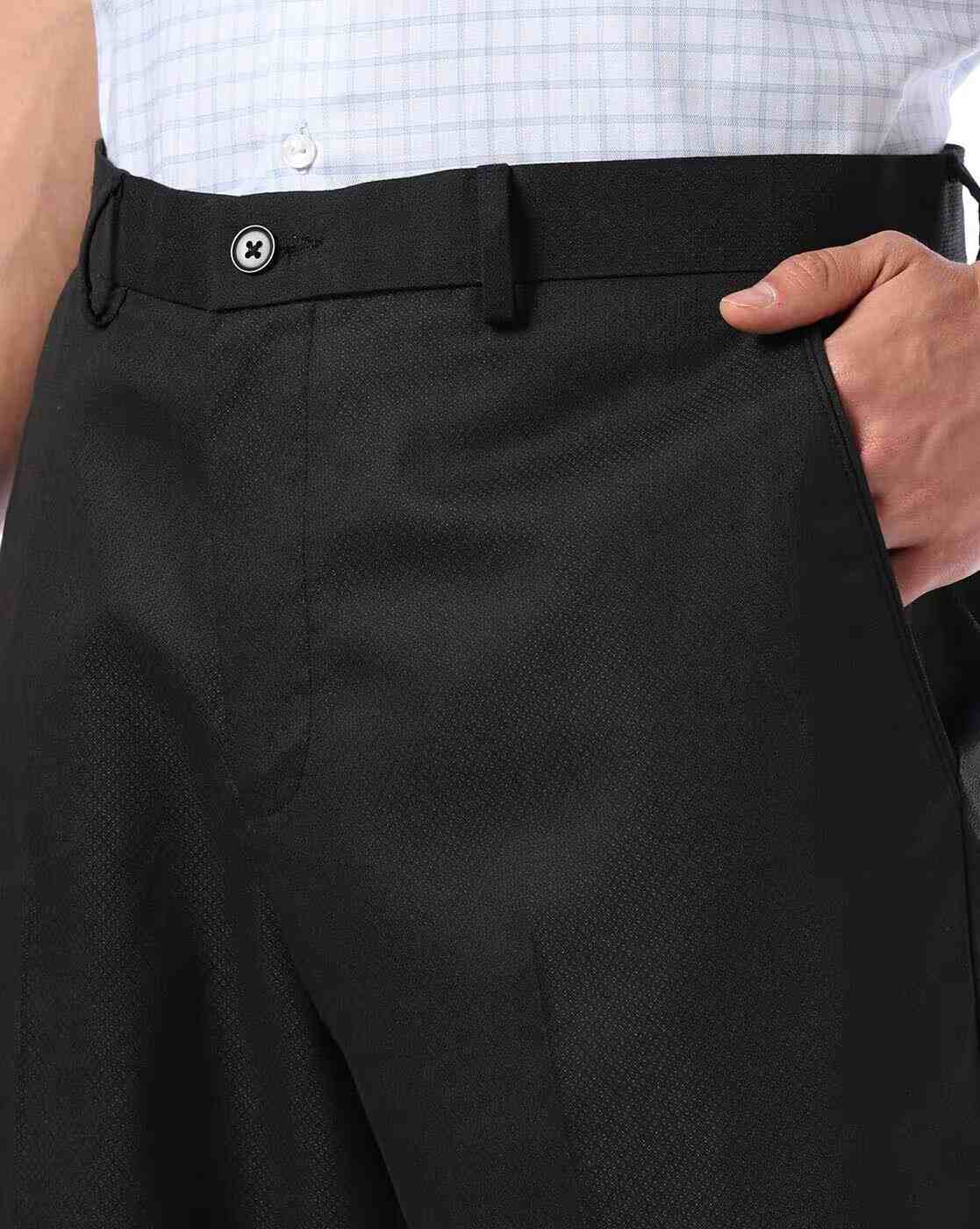 NETPLAY | Men Mid-Rise Slim Fit Trousers|3