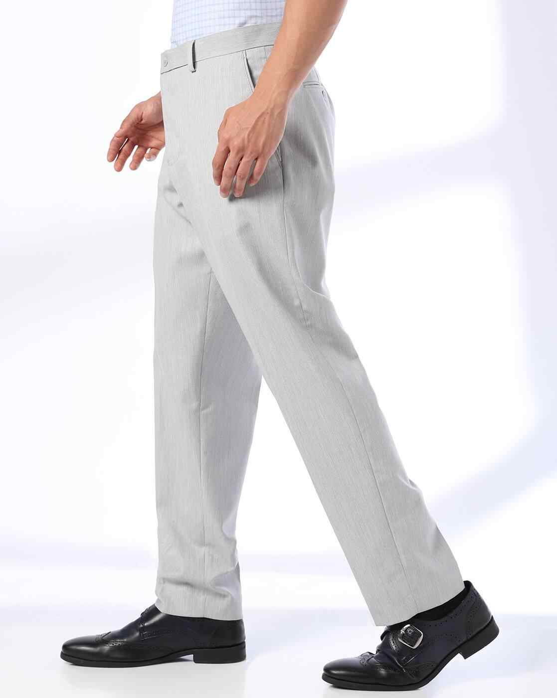 NETPLAY | Men Mid-Rise Slim Fit Trousers|1