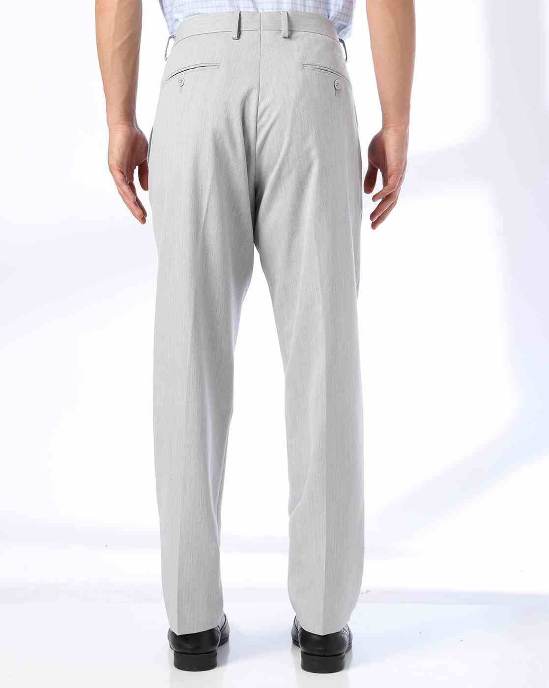 NETPLAY | Men Mid-Rise Slim Fit Trousers|2
