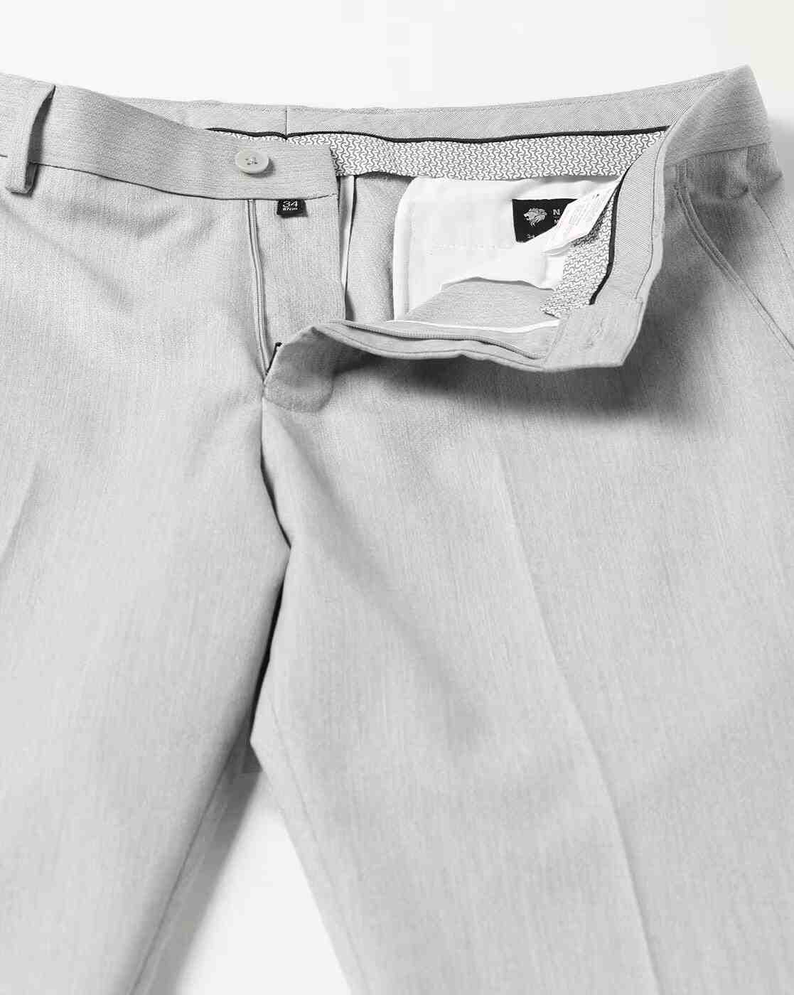NETPLAY | Men Mid-Rise Slim Fit Trousers|4
