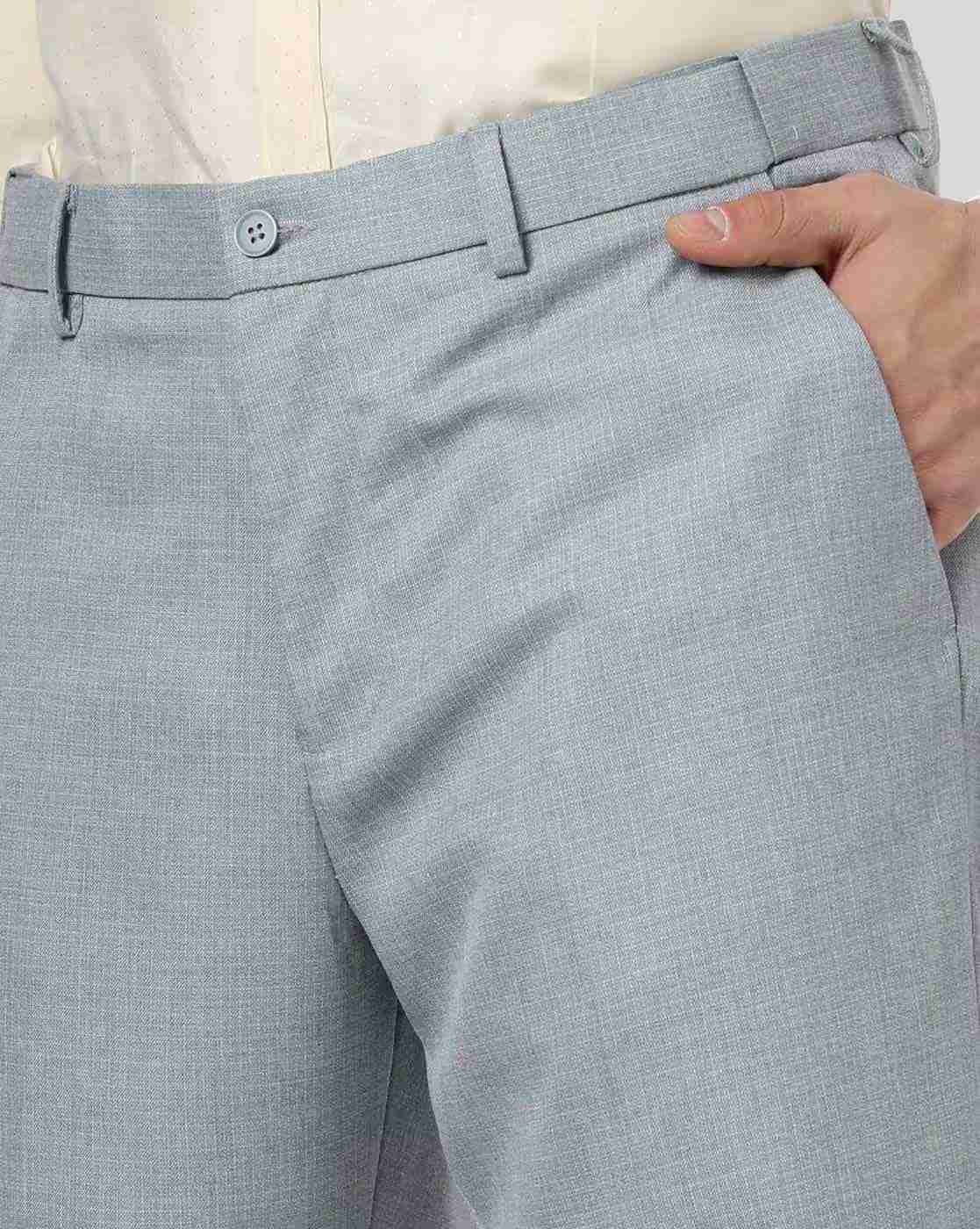 NETPLAY | Men Mid-Rise Slim Fit Trousers|3