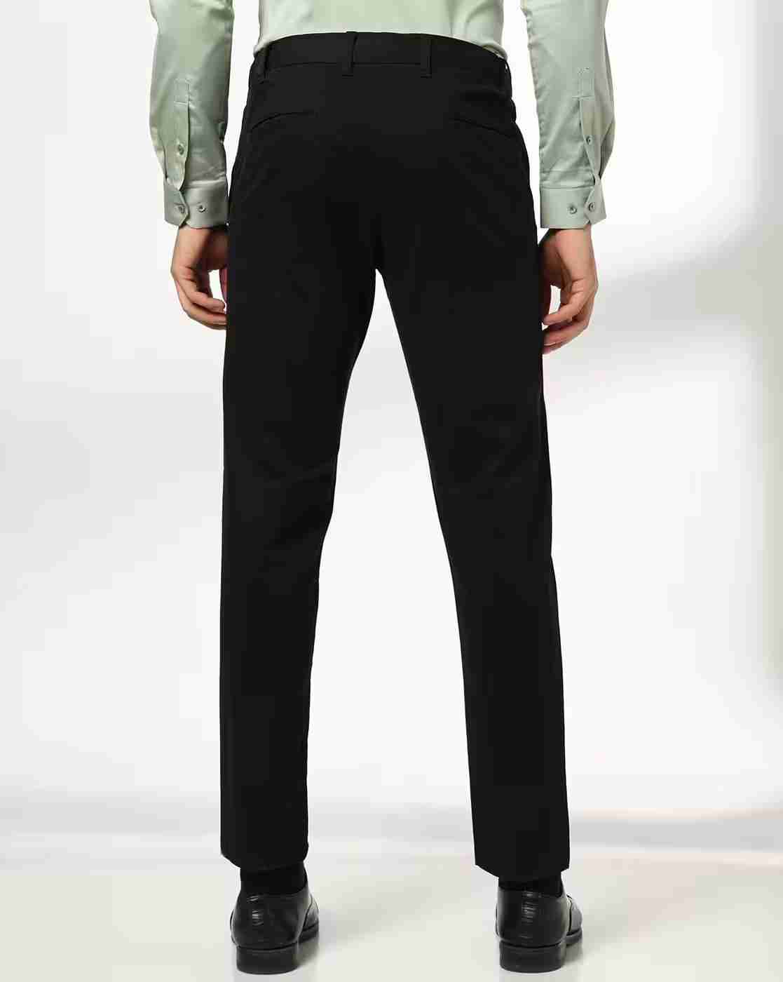 NETPLAY | Men Slim Fit Flat-Front Trousers|2