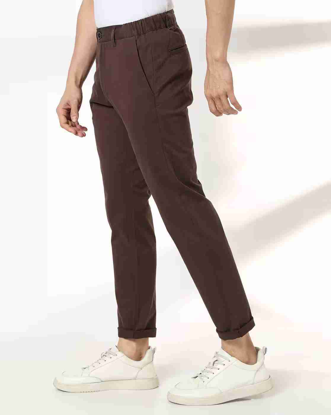 NETPLAY | Men Slim Fit Flat-Front Chinos|1