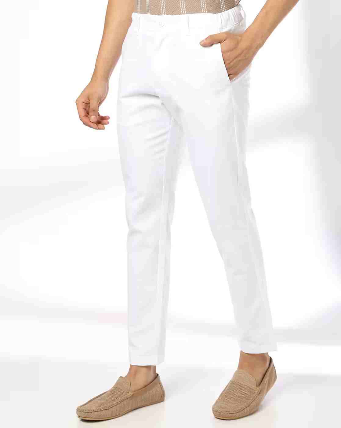NETPLAY | Men Slim Fit Flat-Front Trousers|0