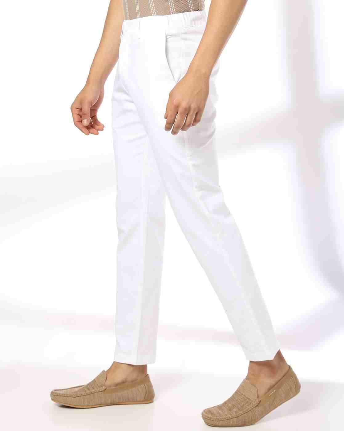 NETPLAY | Men Slim Fit Flat-Front Trousers|1