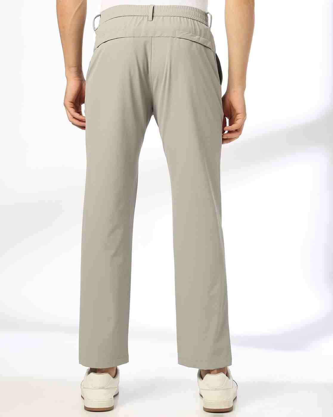 NETPLAY | Men Slim Fit Flat-Front Trousers|2