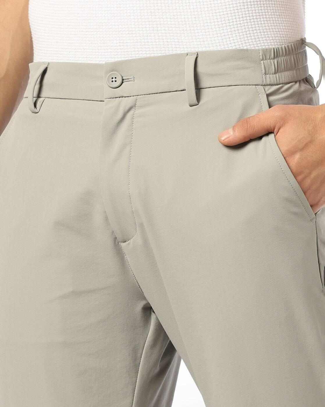 NETPLAY | Men Slim Fit Flat-Front Trousers|3