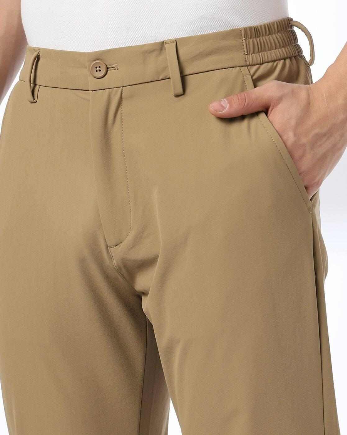 NETPLAY | Men Slim Fit Flat-Front Trousers|3