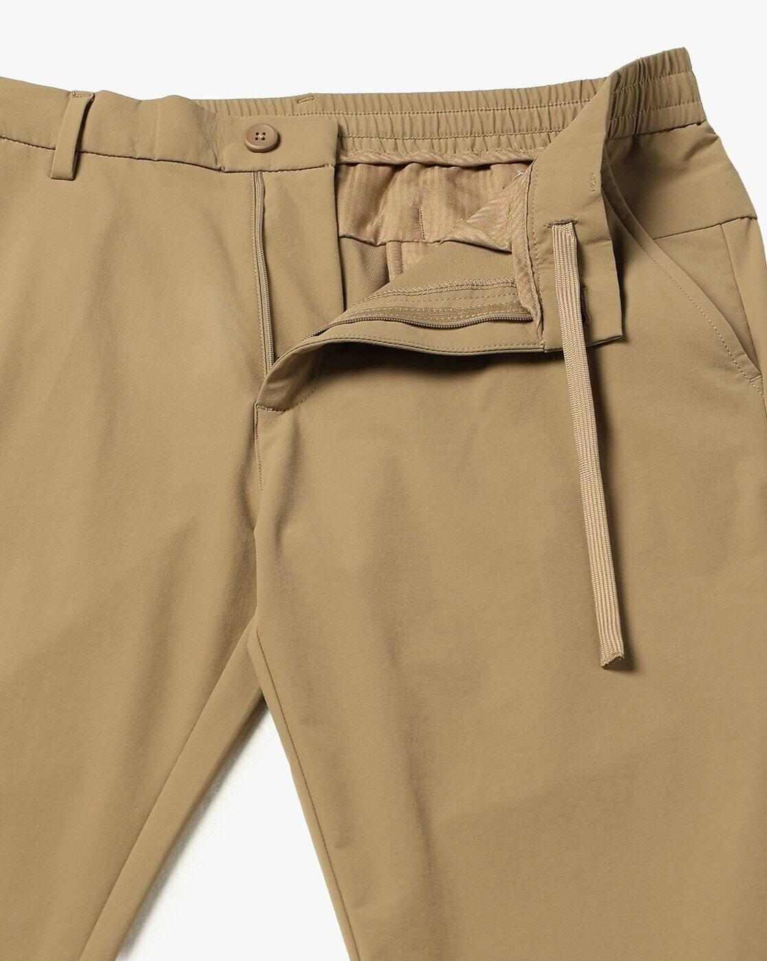 NETPLAY | Men Slim Fit Flat-Front Trousers|4