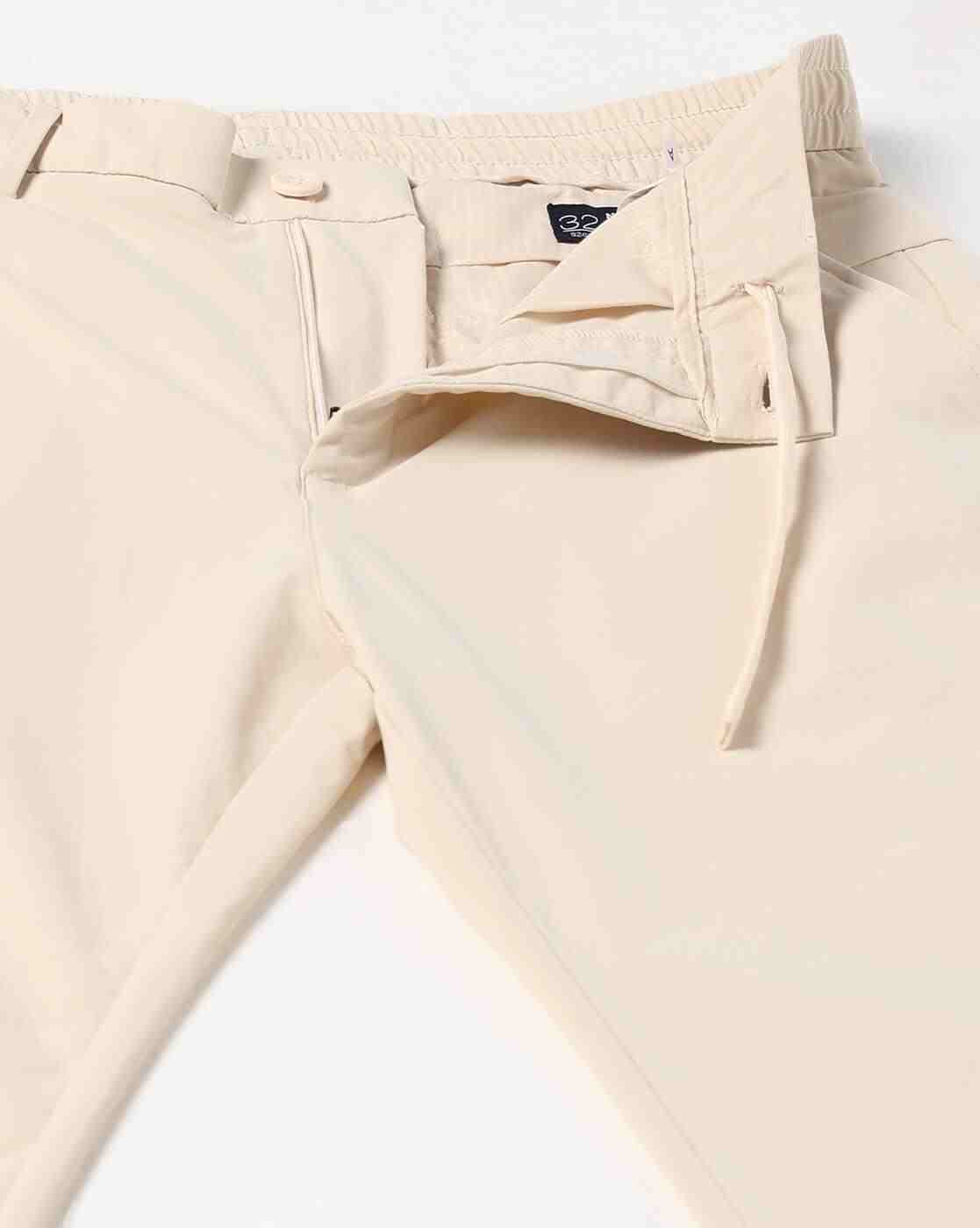 NETPLAY | Men Slim Fit Flat-Front Trousers|4