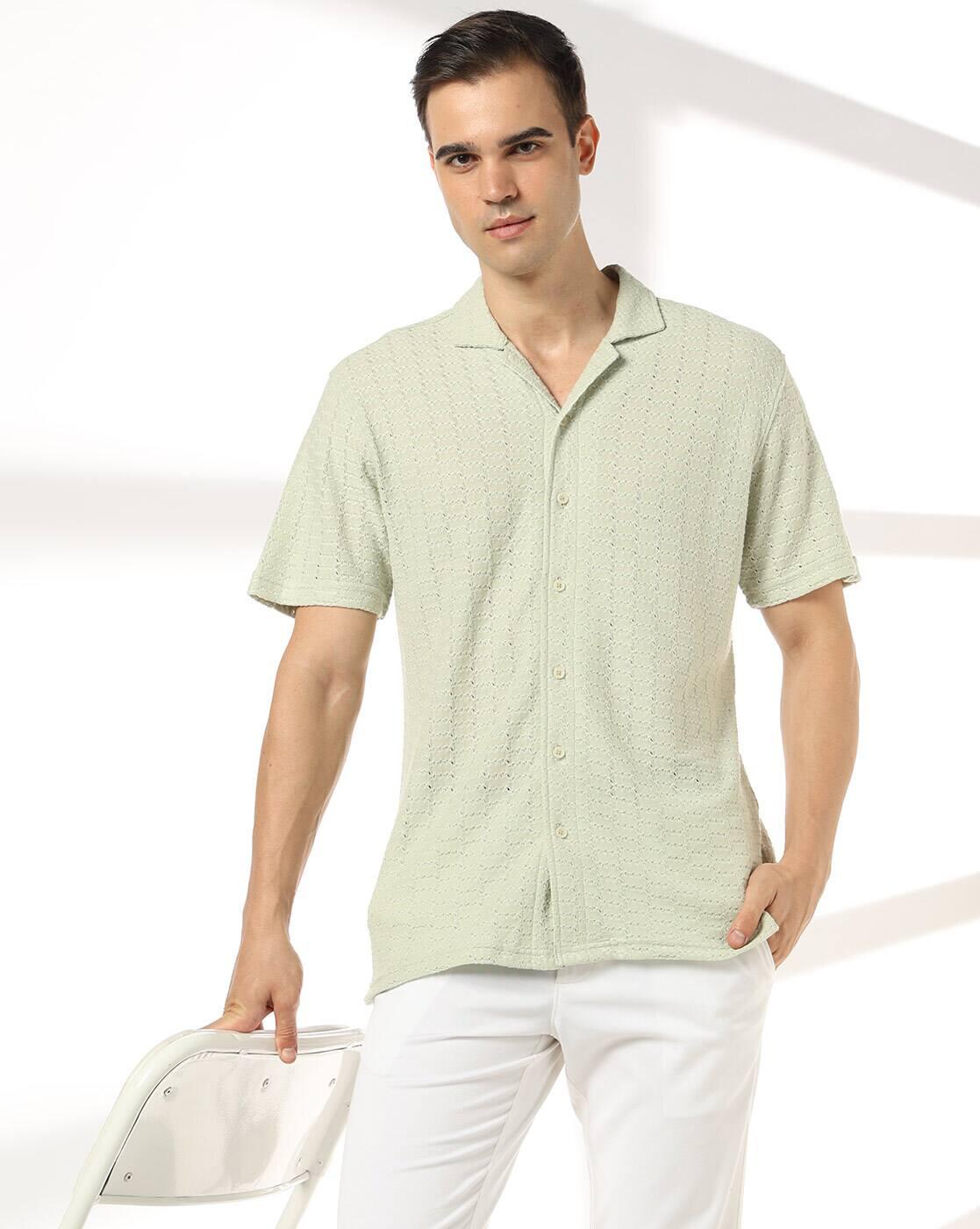 NETPLAY | Men Regular Fit Half  Sleeve Shirt|0