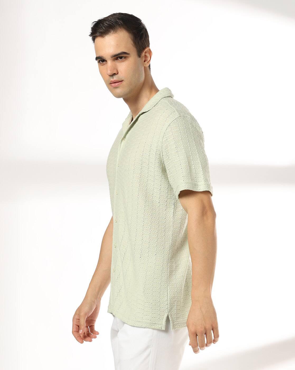 NETPLAY | Men Regular Fit Half  Sleeve Shirt|1