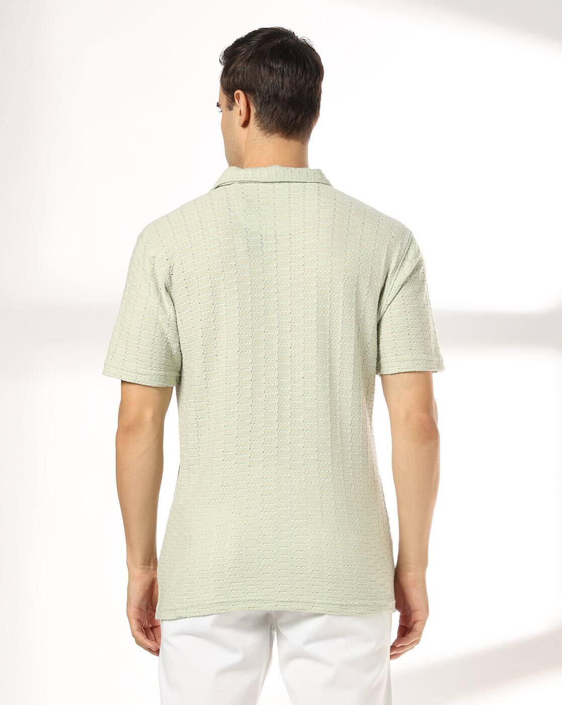 NETPLAY | Men Regular Fit Half  Sleeve Shirt|2