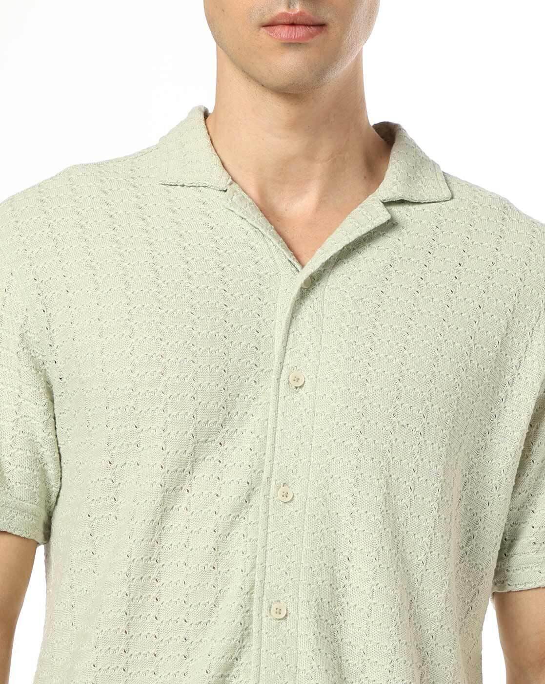 NETPLAY | Men Regular Fit Half  Sleeve Shirt|3