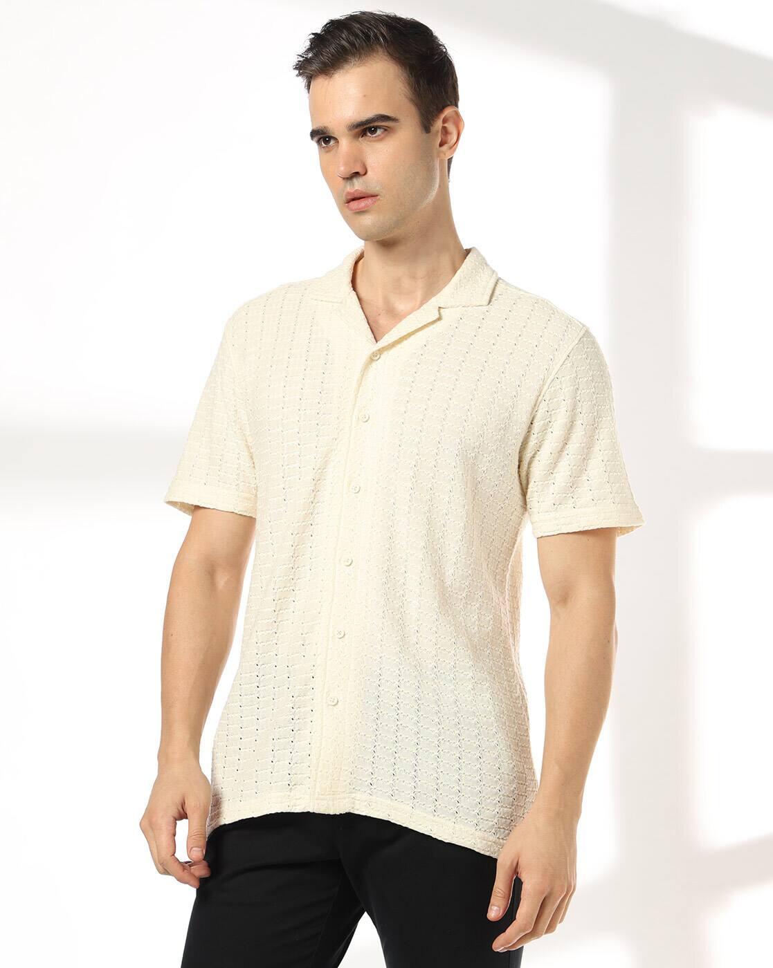 NETPLAY | Men Regular Fit Half  Sleeve Shirt|3