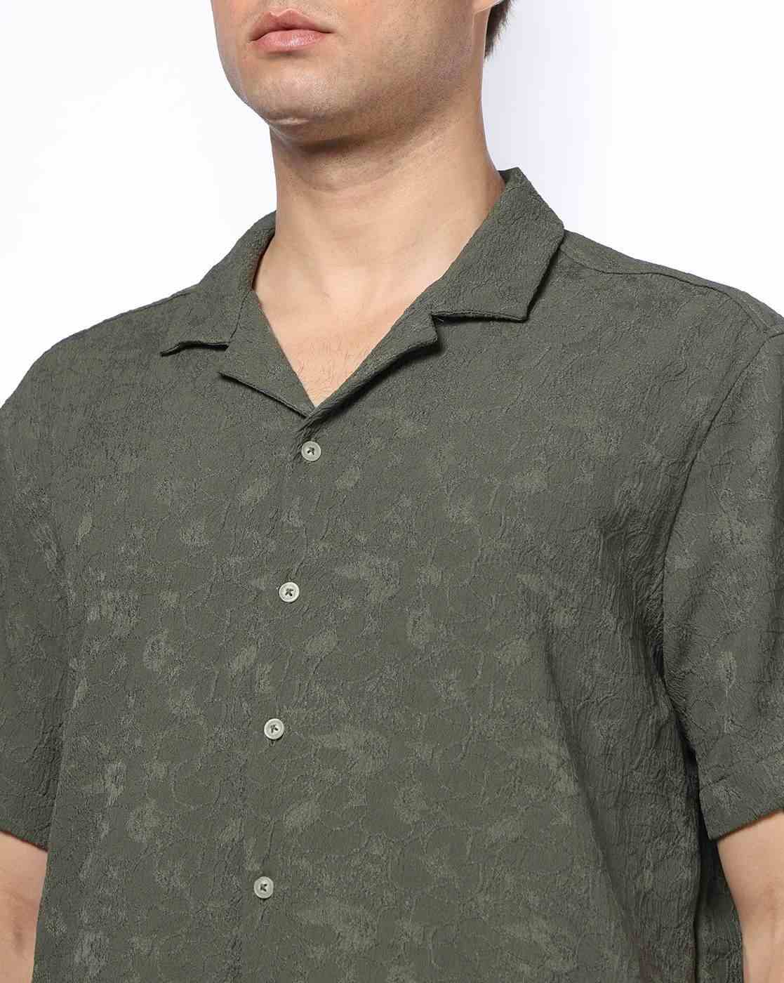 NETPLAY | Men Embroidered Slim Fit Shirt|3