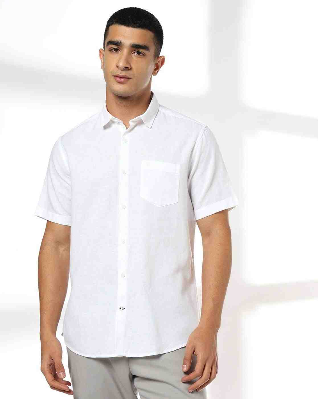 NETPLAY | Men Slim Fit Shirt with Patch Pocket|3