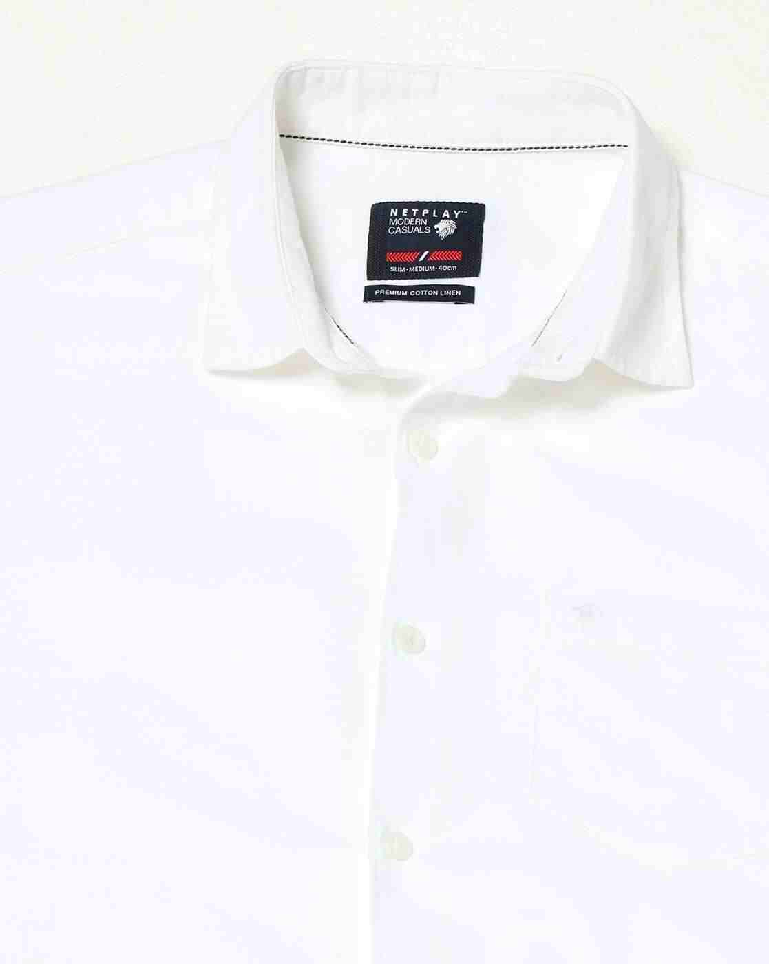 NETPLAY | Men Slim Fit Shirt with Patch Pocket|5