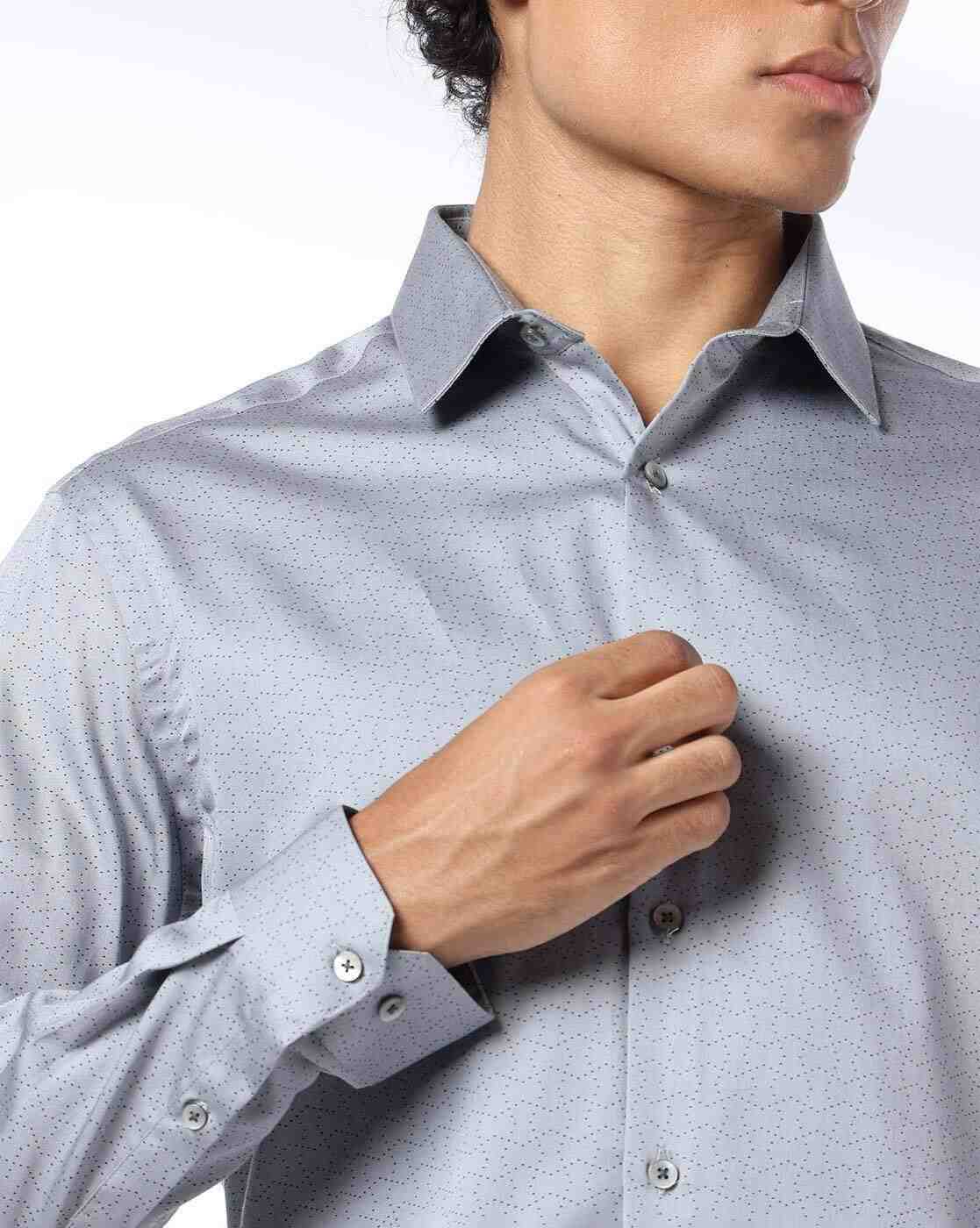 NETPLAY | Men Printed Slim Fit Cotton Shirt|4