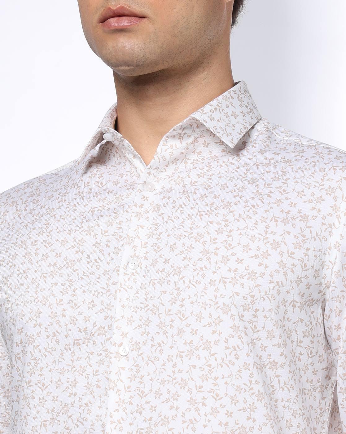 NETPLAY | Men Floral Slim Fit Shirt|4