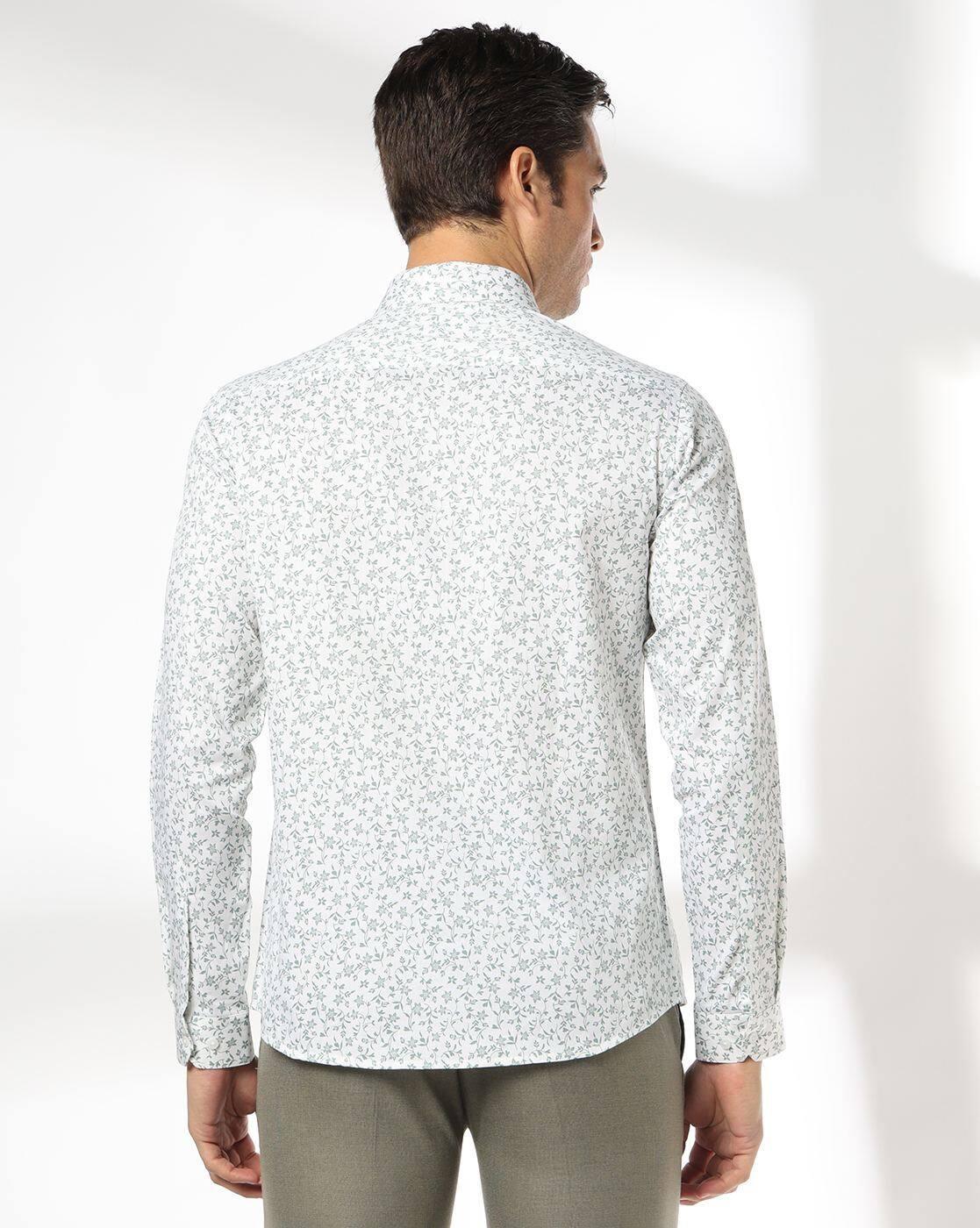NETPLAY | Men Floral Slim Fit Shirt|2