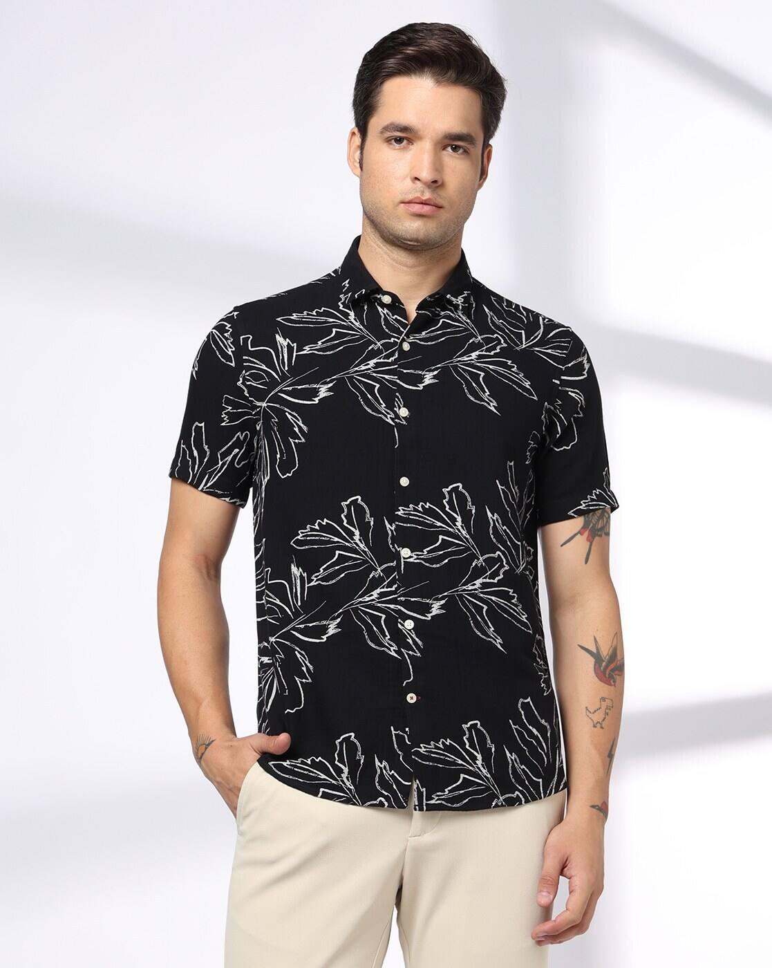 NETPLAY | Men Printed Slim Fit Classic Shirt|3