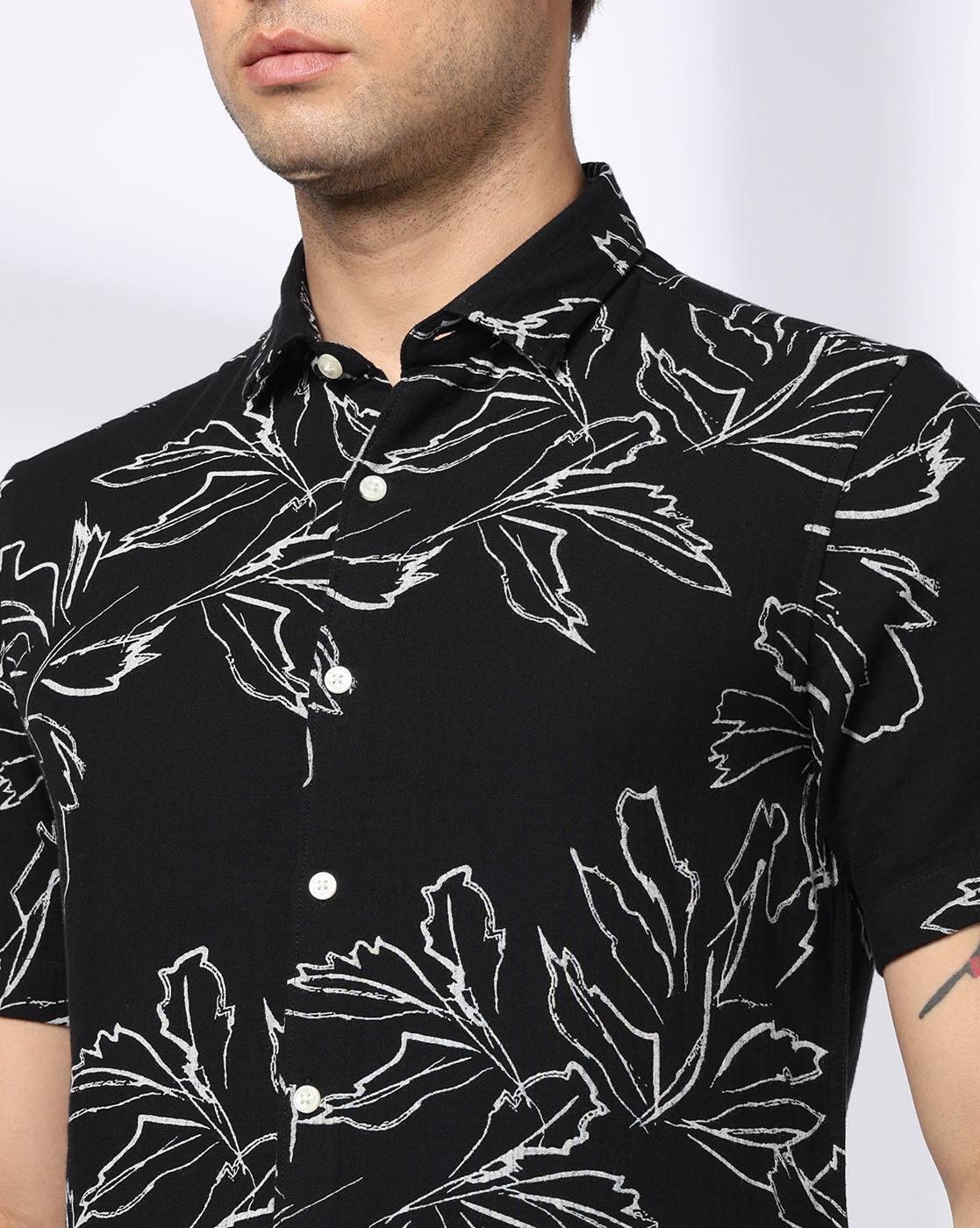 NETPLAY | Men Printed Slim Fit Classic Shirt|4