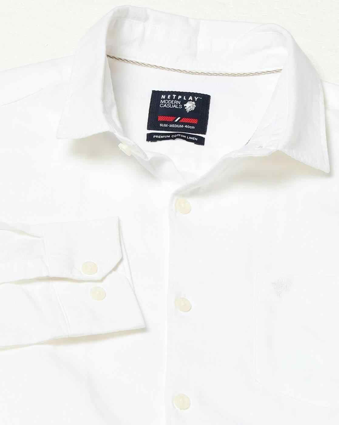 NETPLAY | Men Slim Fit Classic Shirt|5