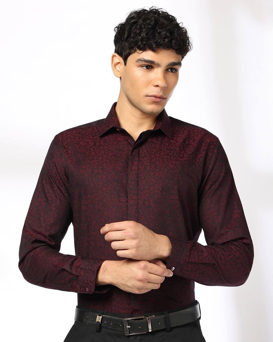 NETPLAY | Men Printed Slim Fit Cotton Shirt|0