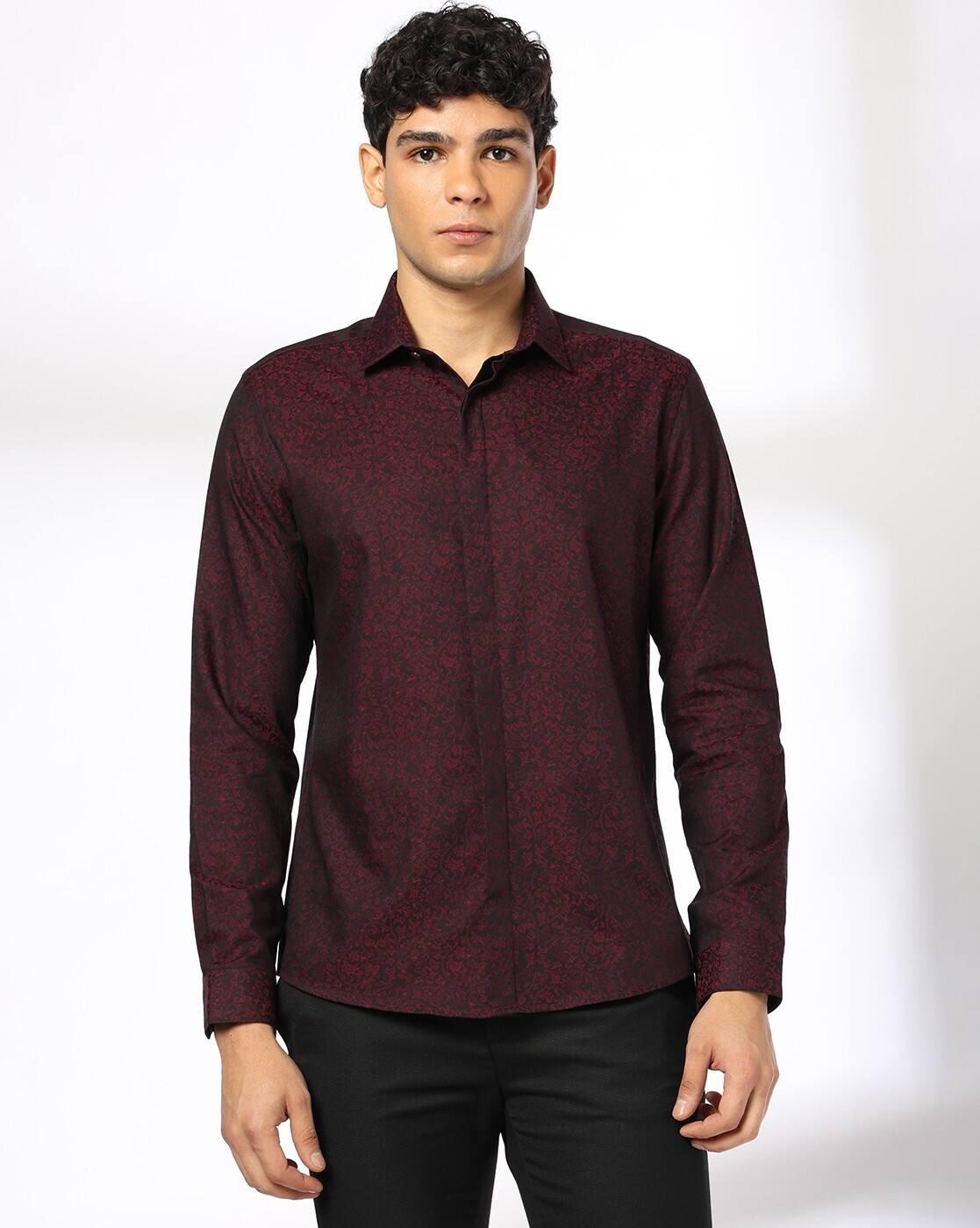 NETPLAY | Men Printed Slim Fit Cotton Shirt|3