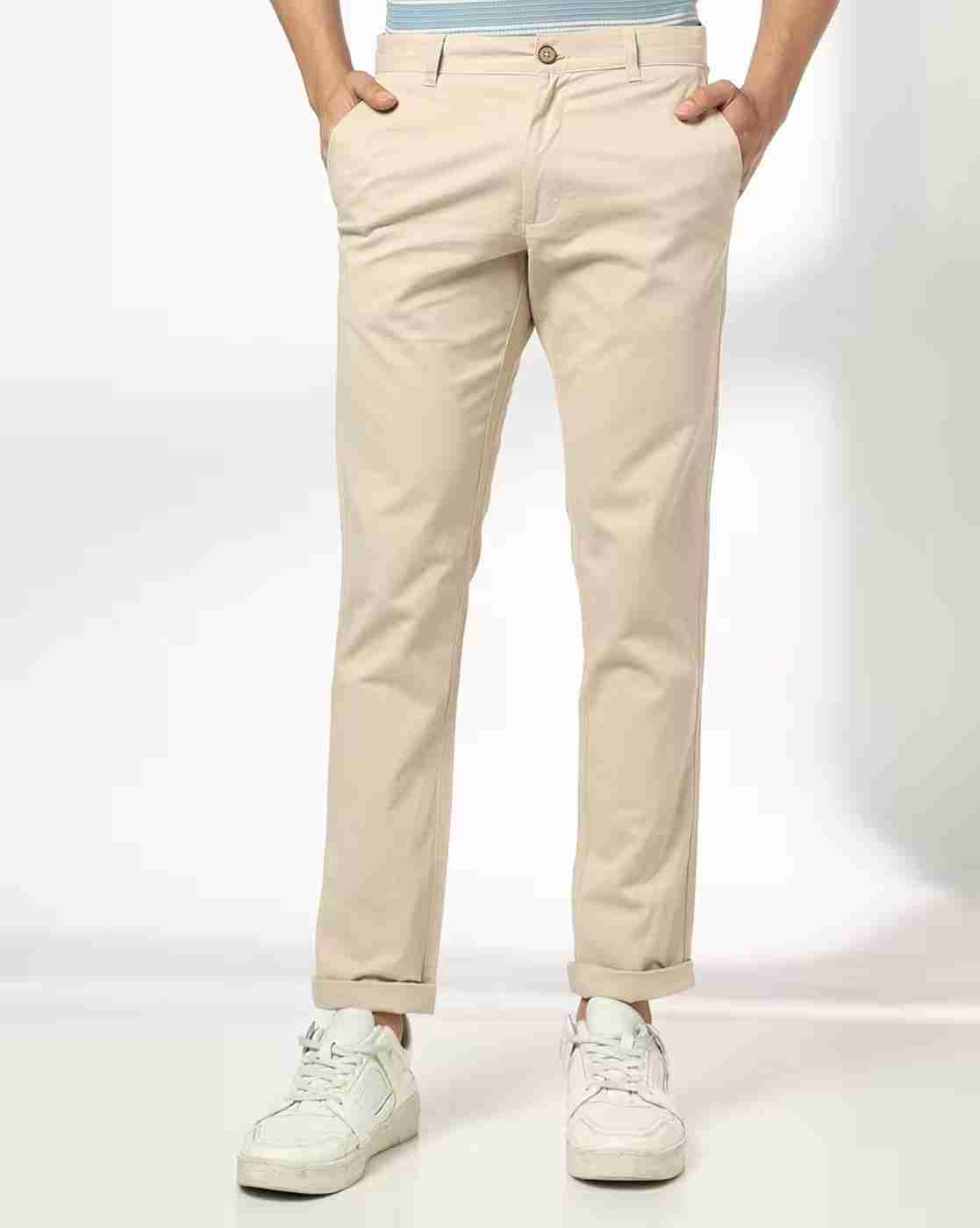NETPLAY | Men Slim Fit Mid-Rise Chinos|0