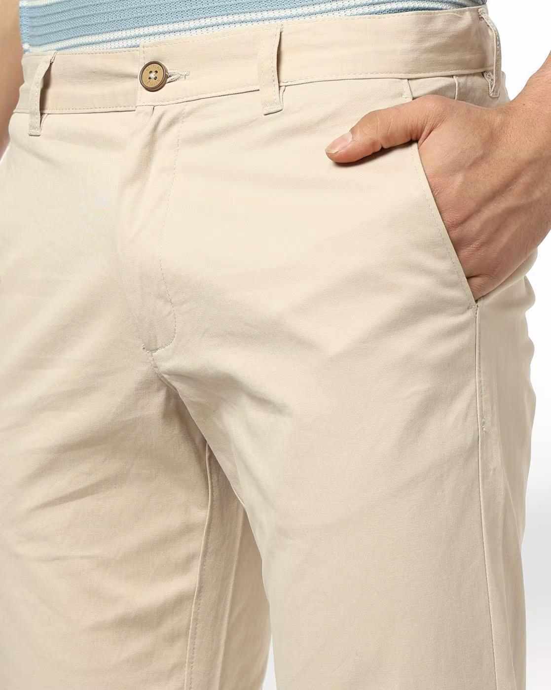 NETPLAY | Men Slim Fit Mid-Rise Chinos|3