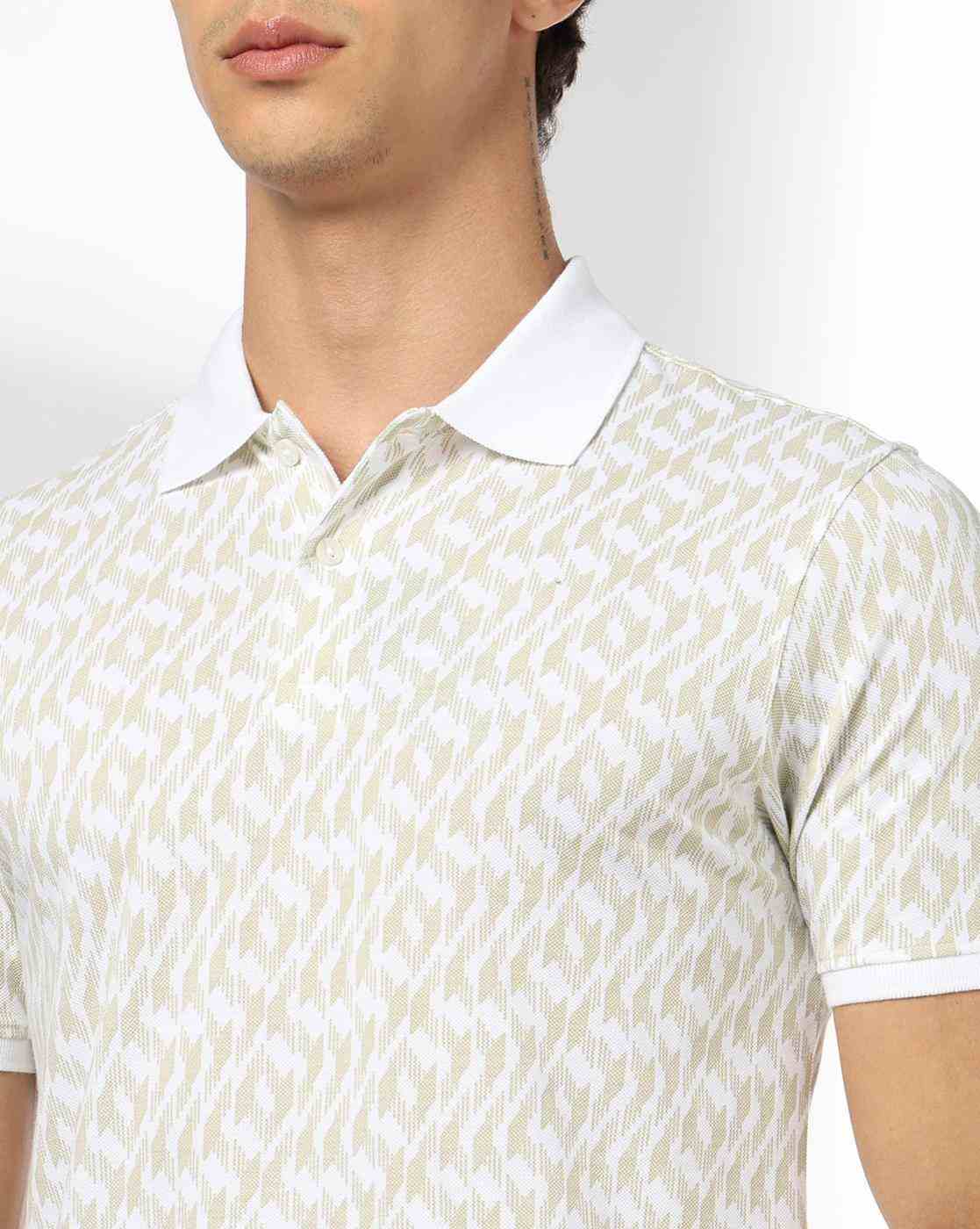 NETPLAY | Men All-Over Print Slim Fit Polo T-Shirt|3