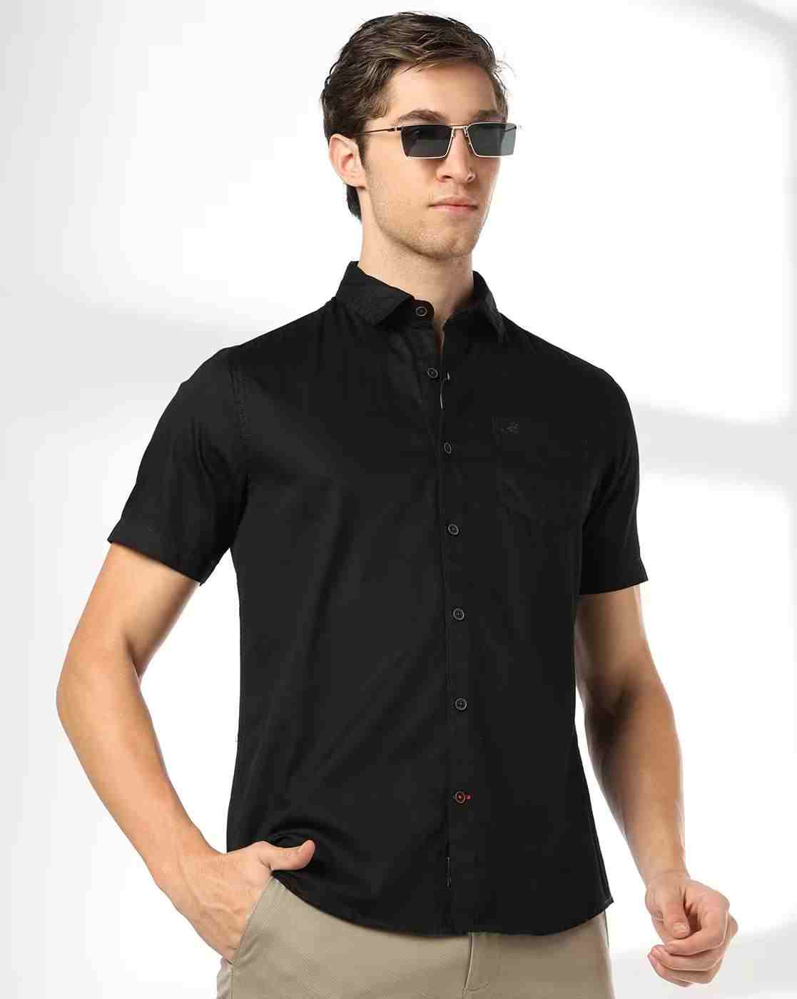 NETPLAY | Men Slim Fit Cotton Shirt with Patch Pocket|0