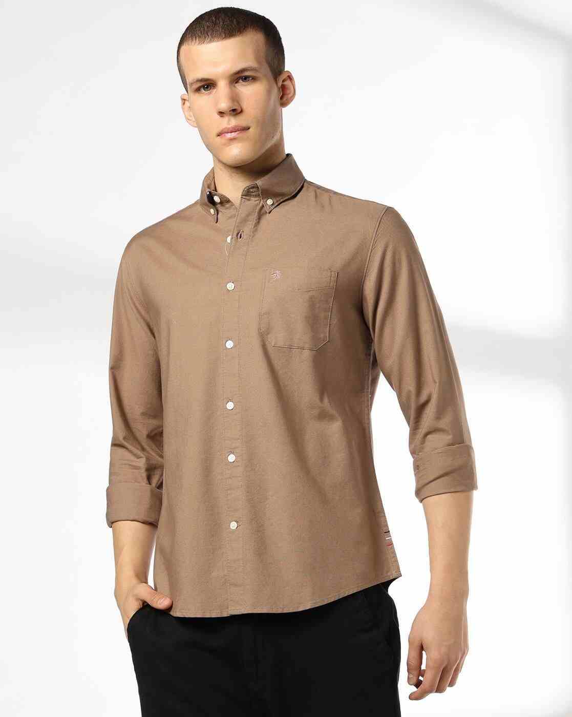 NETPLAY | Men Button-Down Collar Slim Fit Shirt|0