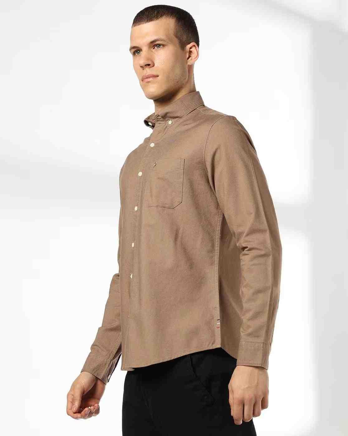 NETPLAY | Men Button-Down Collar Slim Fit Shirt|1