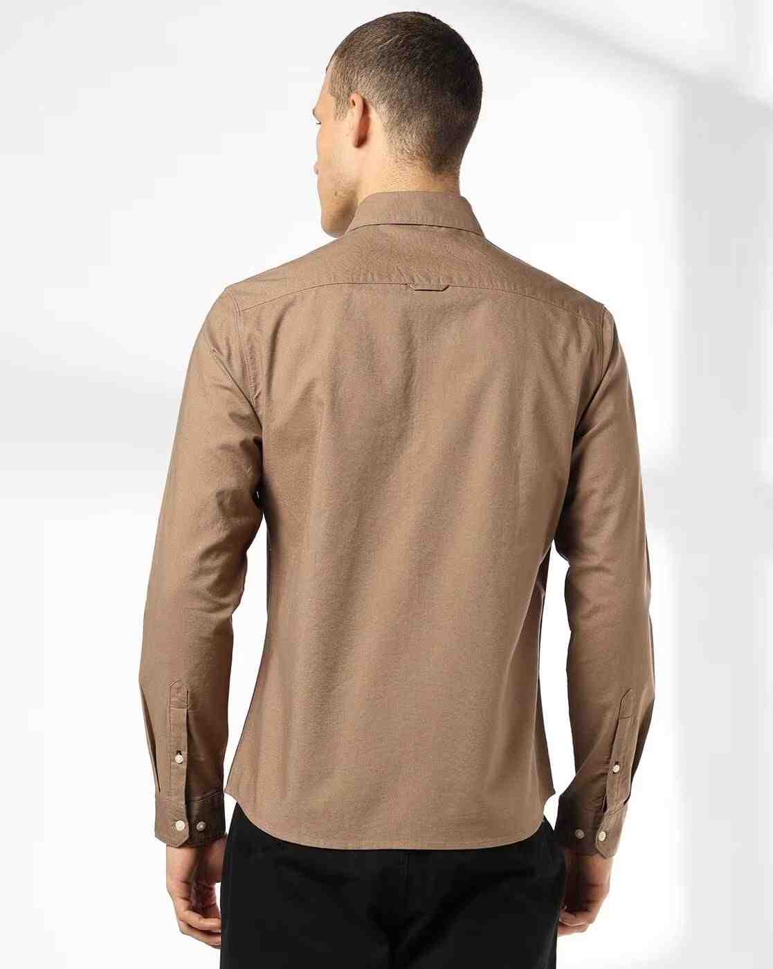 NETPLAY | Men Button-Down Collar Slim Fit Shirt|2