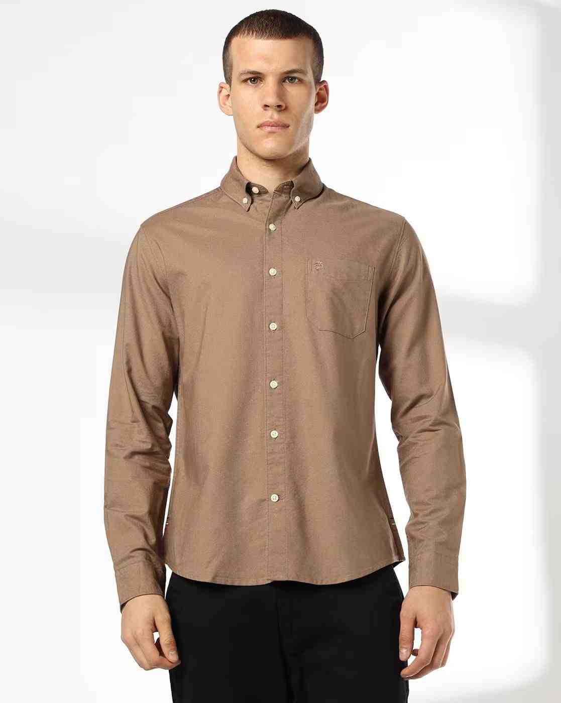 NETPLAY | Men Button-Down Collar Slim Fit Shirt|3