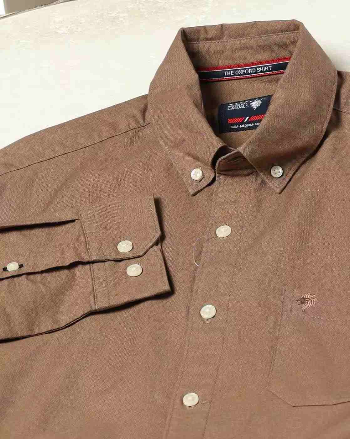 NETPLAY | Men Button-Down Collar Slim Fit Shirt|5