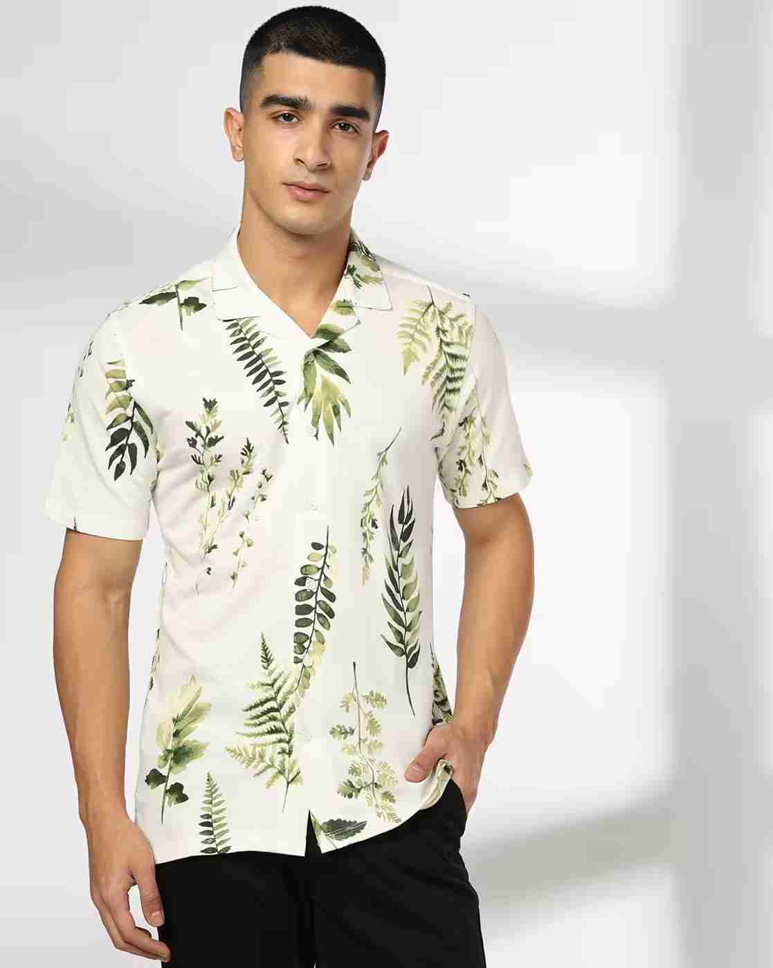 NETPLAY | Men Printed Slim Fit Casual Shirt|0