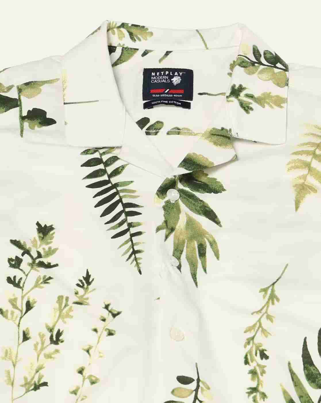 NETPLAY | Men Printed Slim Fit Casual Shirt|4