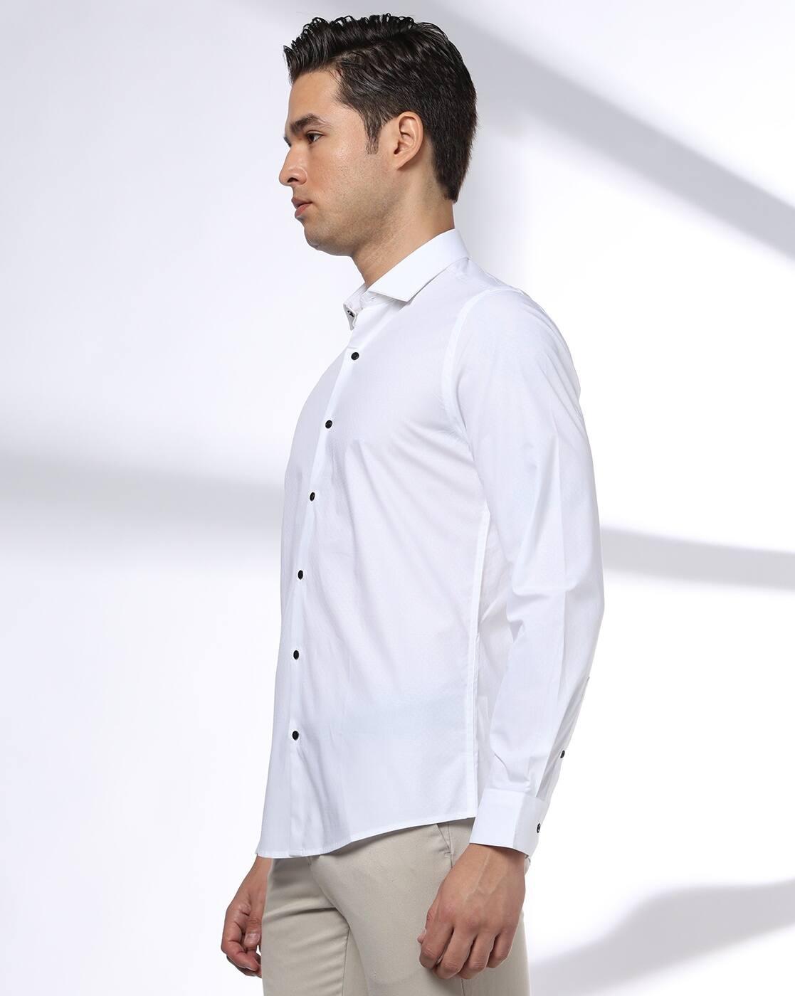 NETPLAY | Men Slim Fit Cotton Shirt|1
